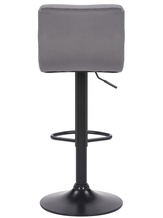 2 db bárszék készlet Feni bársony, szürke