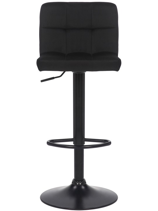 2 db bárszék készlet Feni bársony, fekete