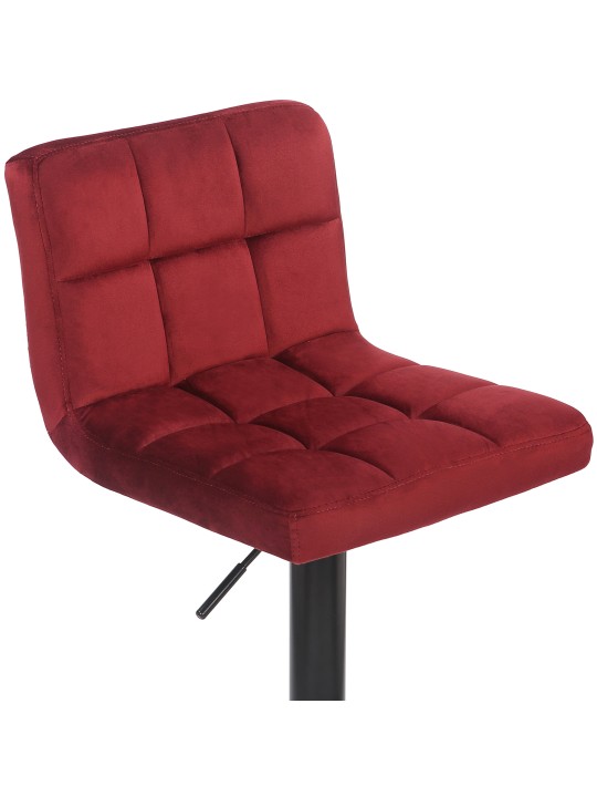 2 db bárszék készlet Feni bársony, piros