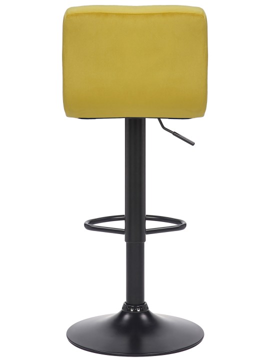 2 db bárszék készlet Feni bársony, sárga