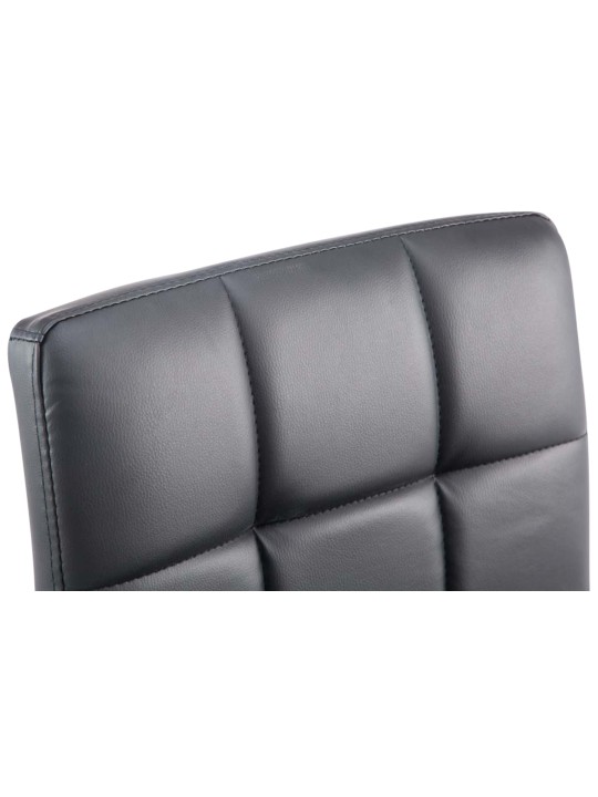 4 db bárszék Palma V2 készlet, fekete