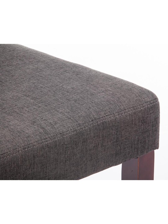 Ina szövet cappuccino étkezőszék, sötétszürke