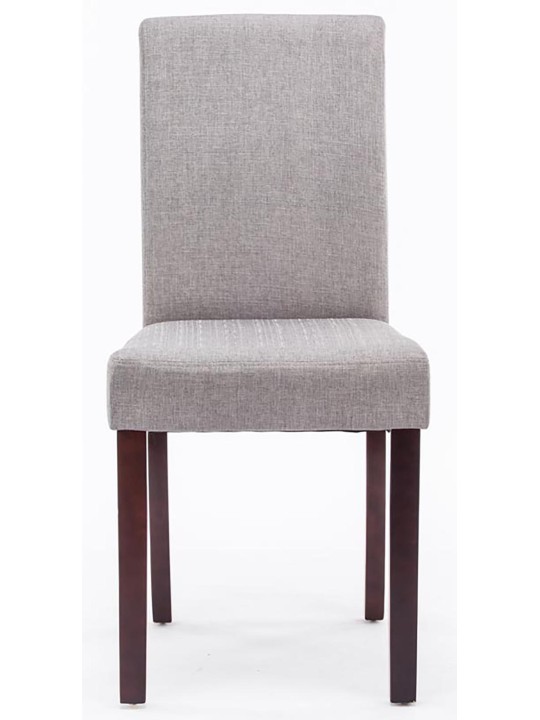 Ina szövet cappuccino étkezőszék, világosszürke