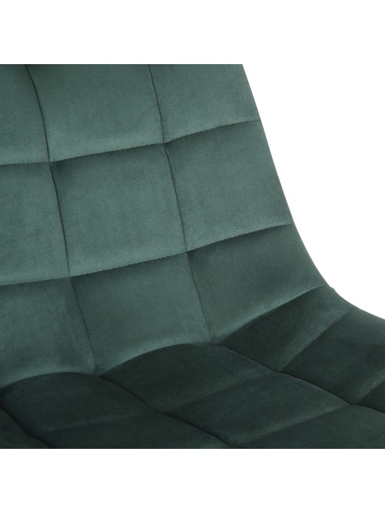 Medford bársony irodai szék, zöld