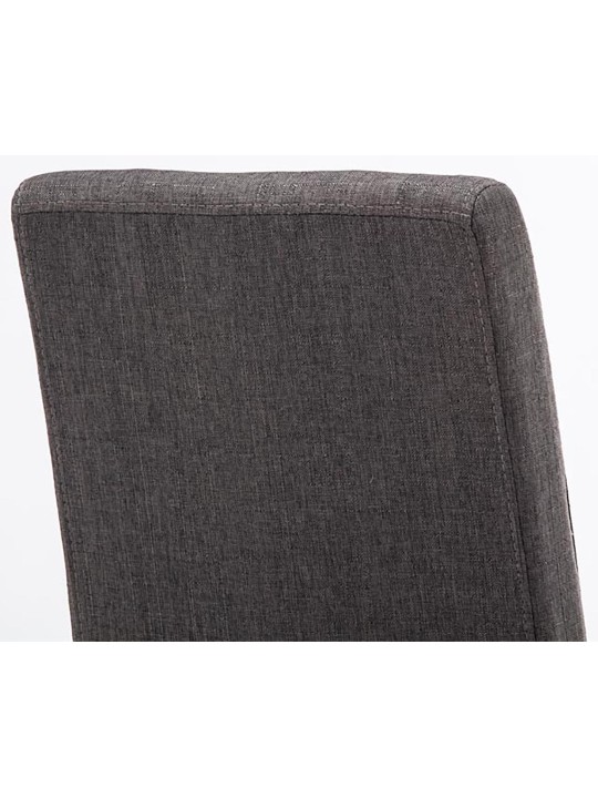 2 db Ina szövetből álló étkezőszék készlet, sötétszürke