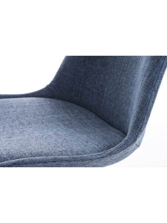 Szék Pegleg szövet Négyzet, kék