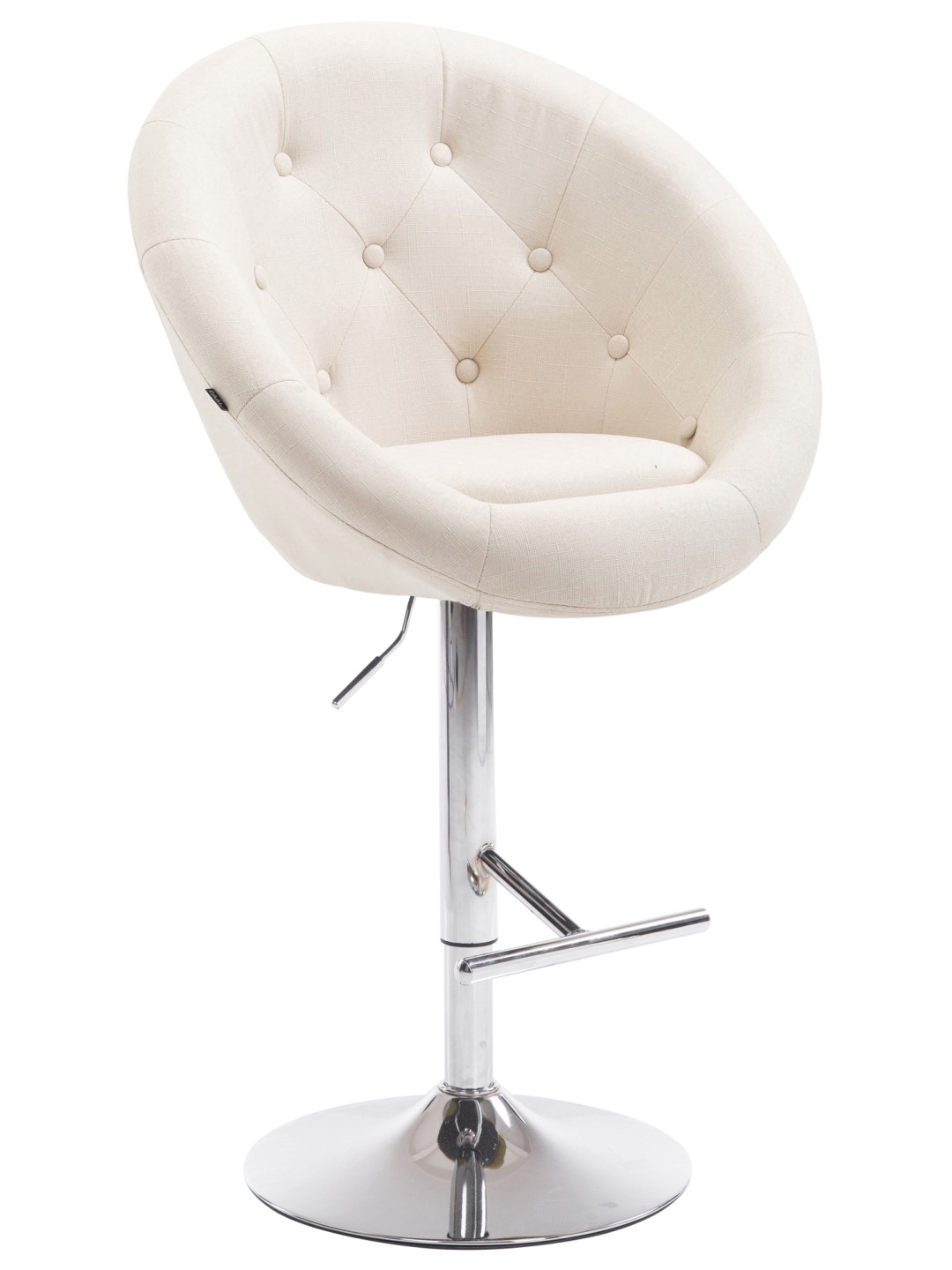 Bárszék London V2 szövet króm, krém