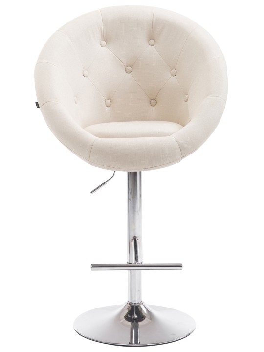 Bárszék London V2 szövet króm, krém