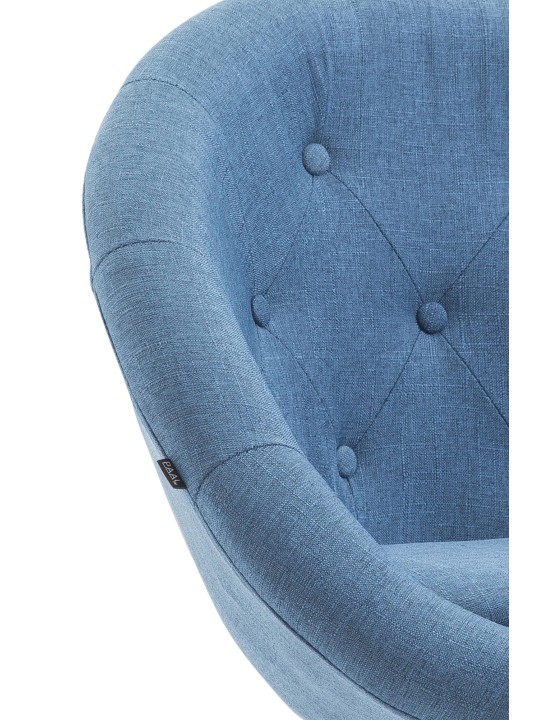 Bárszék London V2 szövet króm, kék