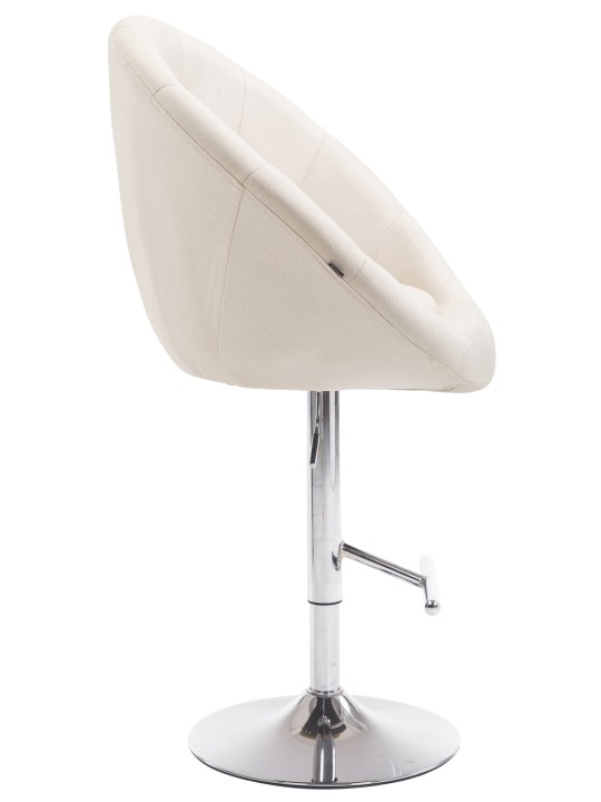 Bárszék London V2 szövet króm, krém
