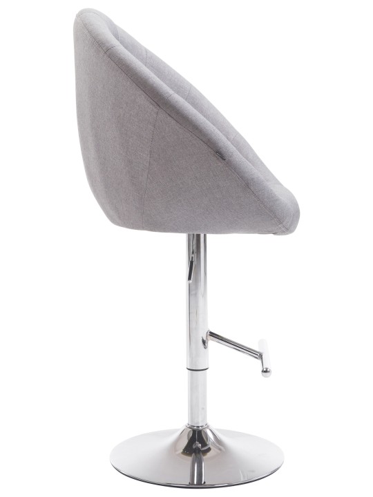 Bárszék London V2 szövet króm, szürke