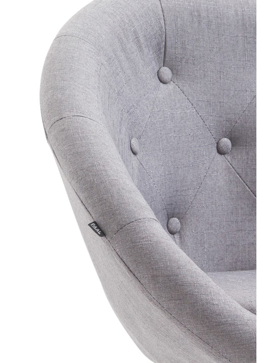 Bárszék London V2 szövet króm, szürke