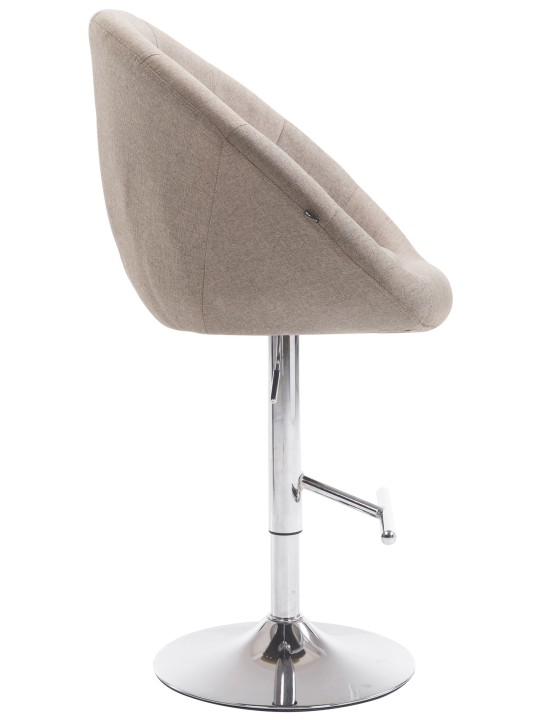 Bárszék London V2 szövet króm, taupe
