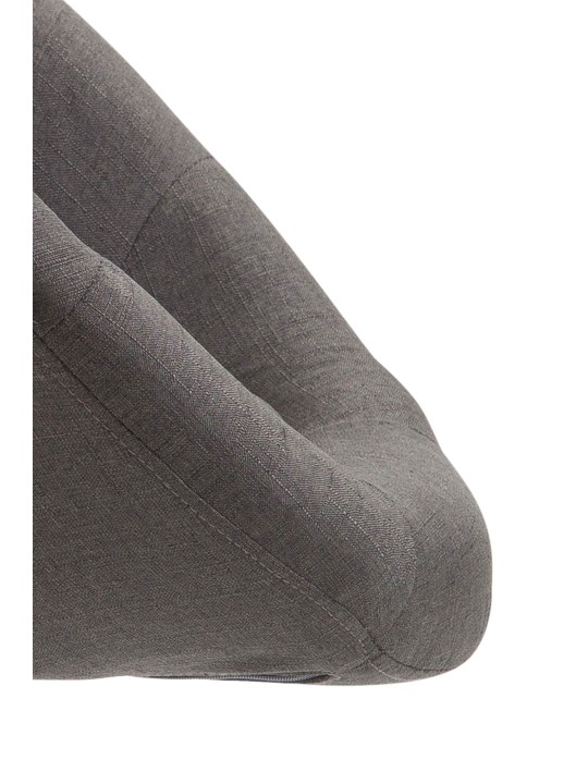 Bárszék London V2 szövet króm, sötétszürke