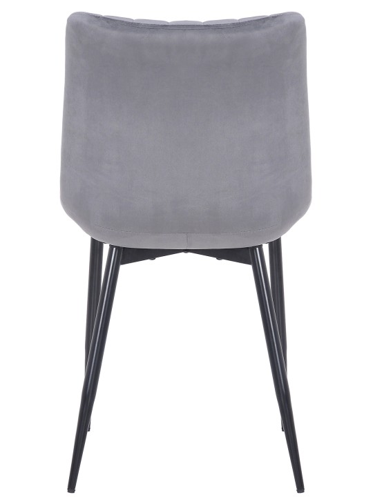 2 db Rahden bársony szék készlet, szürke