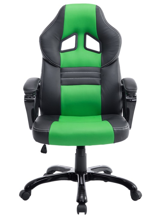 Pedro irodai szék, fekete/zöld