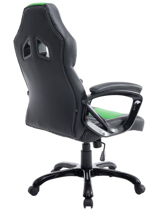 Pedro irodai szék, fekete/zöld