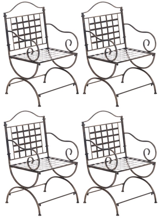 4 db Lotta szék készlet, bronz