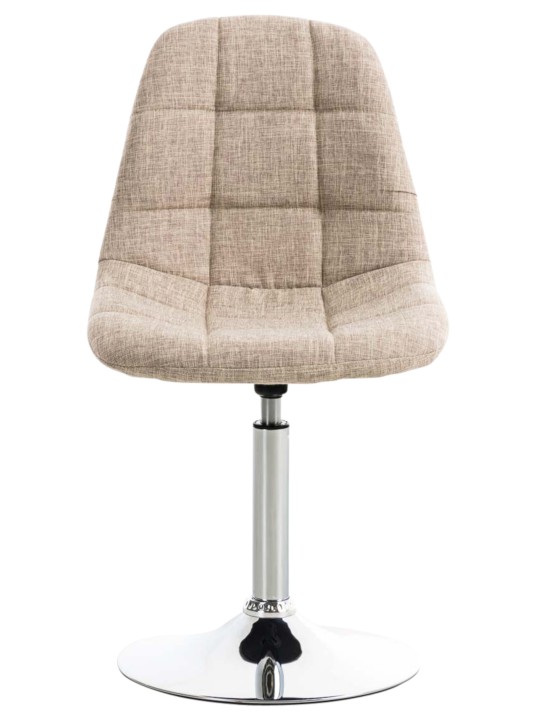 2 székből álló Emil szövet készlet, krém 2 székből álló Emil szövet készlet, krém