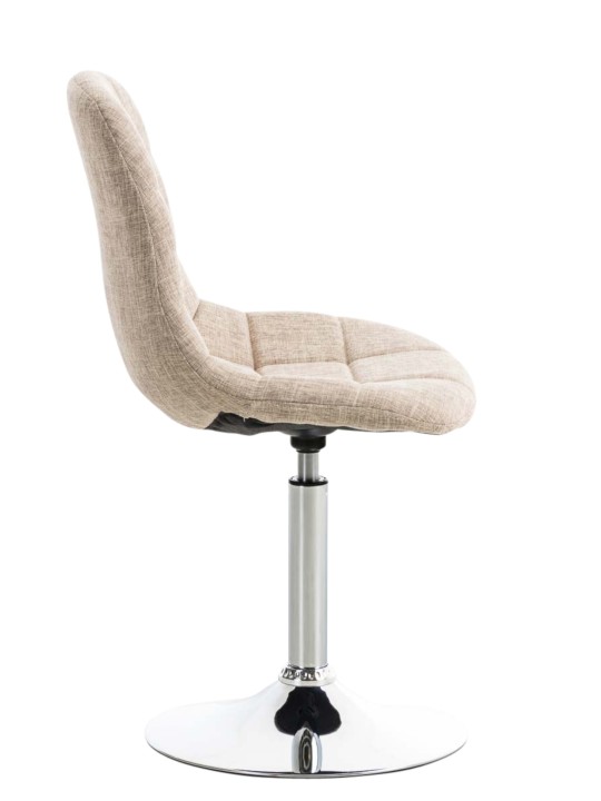 2 székből álló Emil szövet készlet, krém 2 székből álló Emil szövet készlet, krém