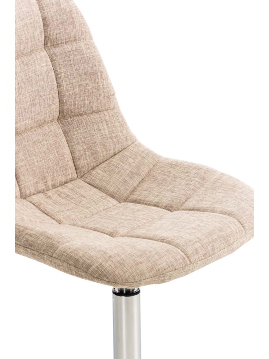 2 székből álló Emil szövet készlet, krém 2 székből álló Emil szövet készlet, krém