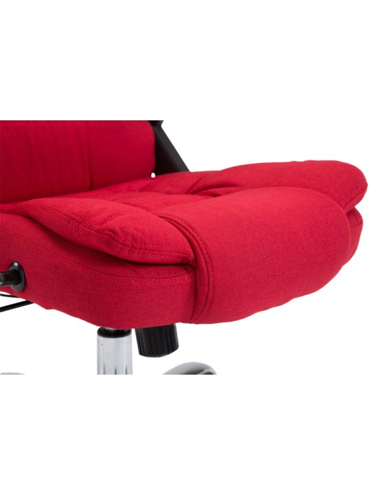 Irodai szék Thor anyagból, piros