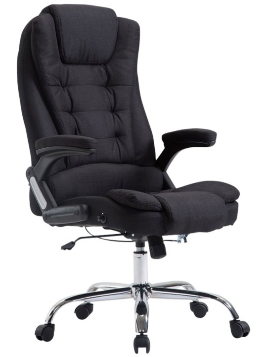 Irodai szék Thor anyagból, fekete