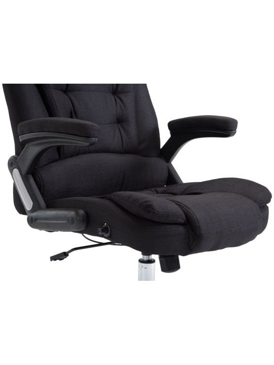 Irodai szék Thor anyagból, fekete