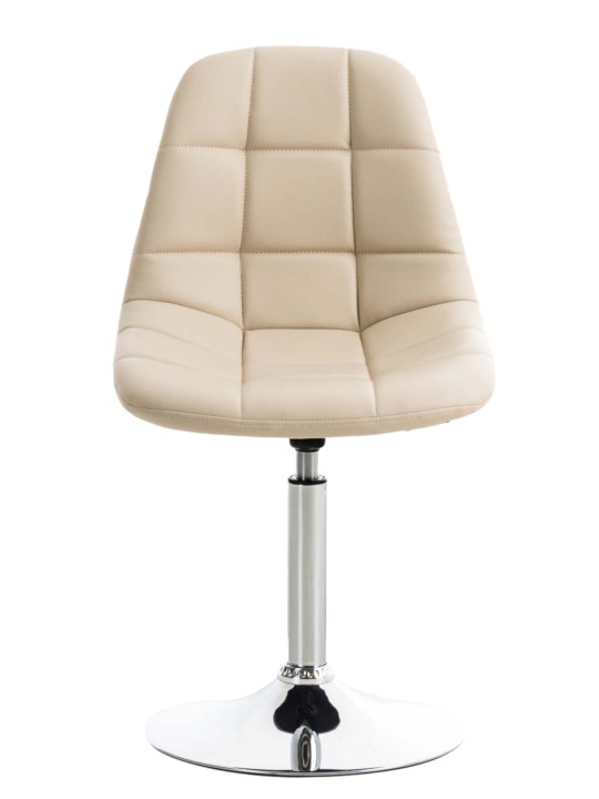 2 db Emil műbőr székkészlet, krém