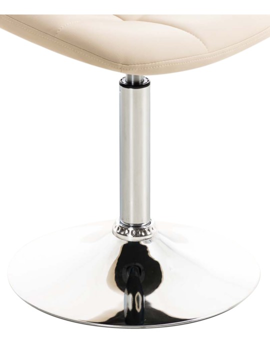 2 db Emil műbőr székkészlet, krém