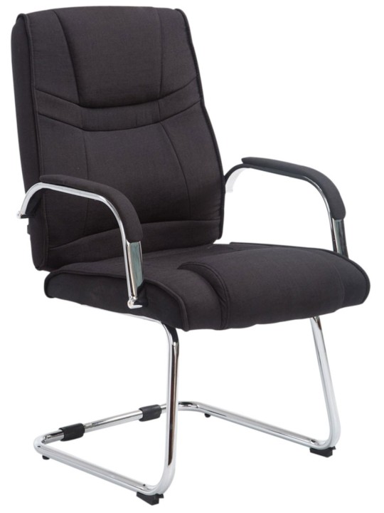 2db szék készlet Attila szövet, fekete