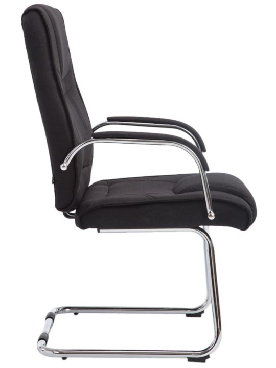 2db szék készlet Attila szövet, fekete