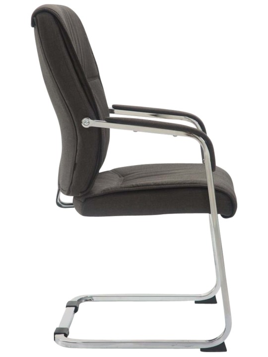 2 db konzolos szék készlet XL Anubis szövet, sötétszürke