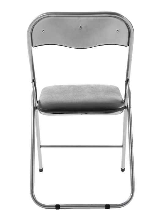 2 összecsukható szék készlet Felix, fekete/ezüst