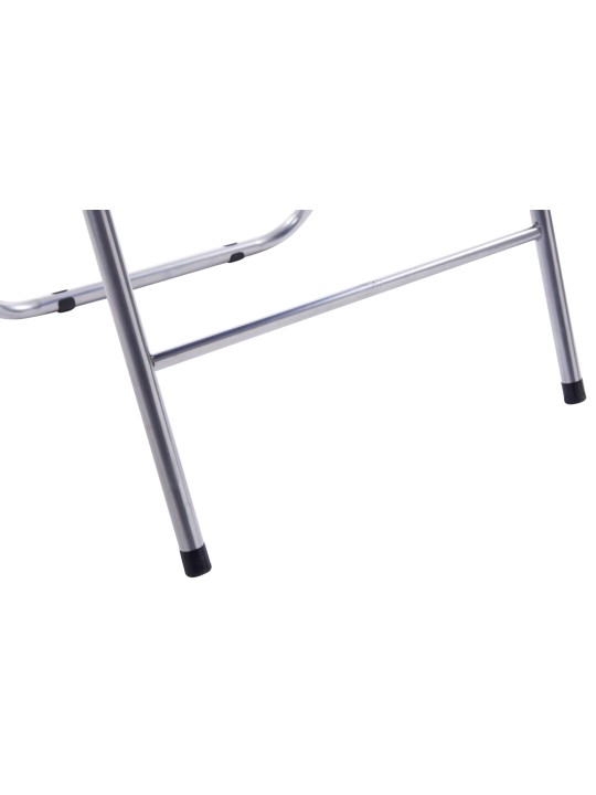 4 db Felix összecsukható szék készlet, fekete/ezüst