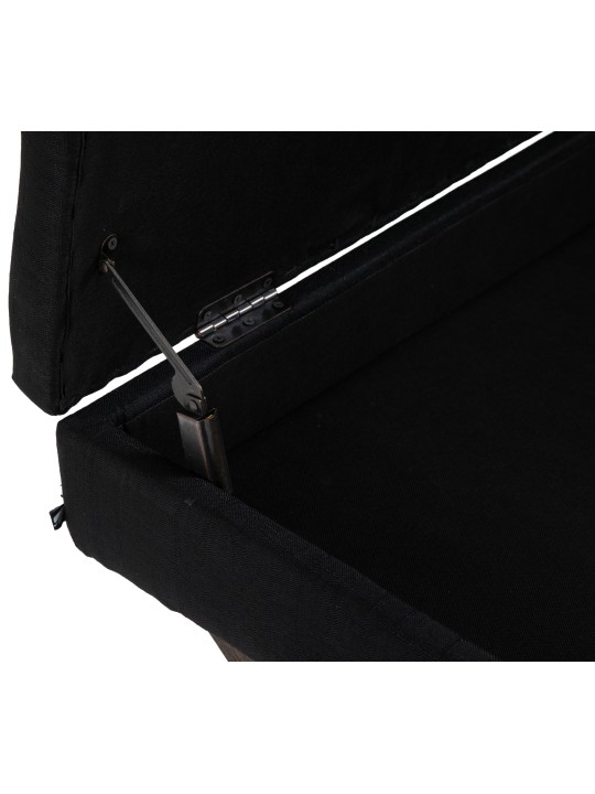 Pad Namaro szövet antik, fekete