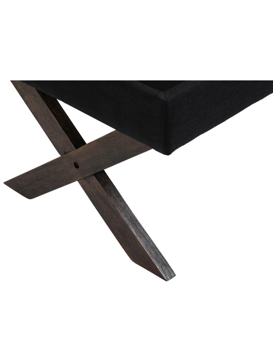 Pad Namaro szövet antik, fekete