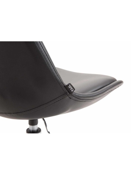 4db Maverick C műbőr étkezőszék szett, fekete