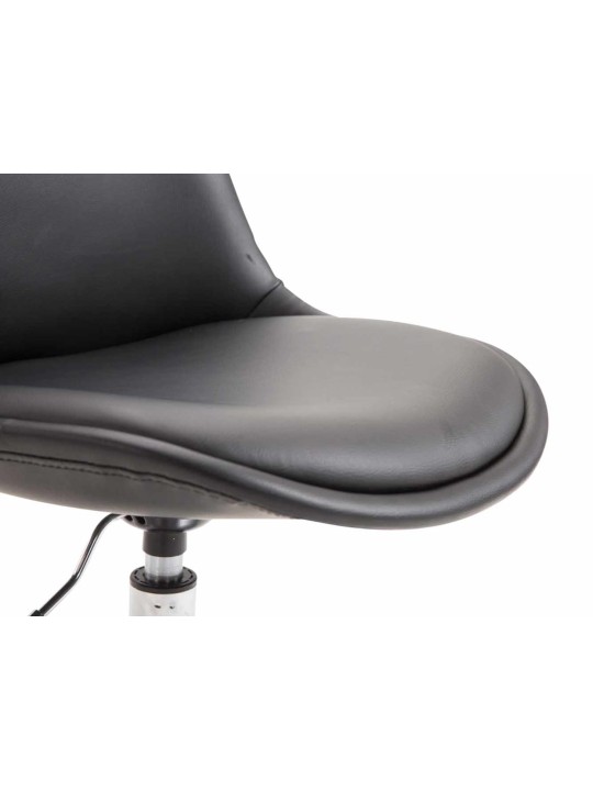 4db Maverick C műbőr étkezőszék szett, fekete