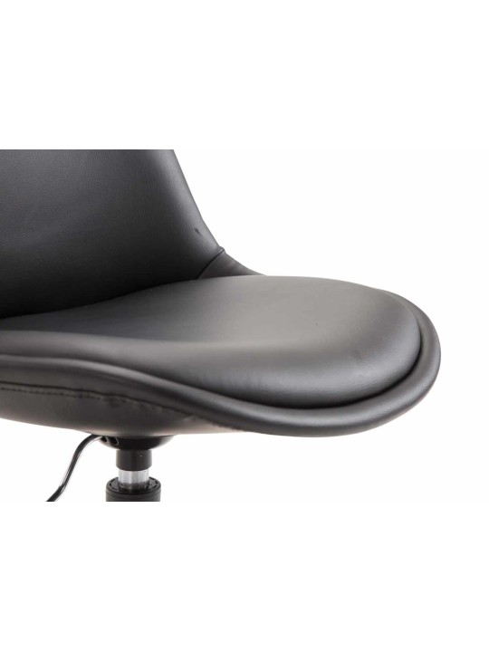 4db Maverick B műbőr étkezőszék szett, fekete