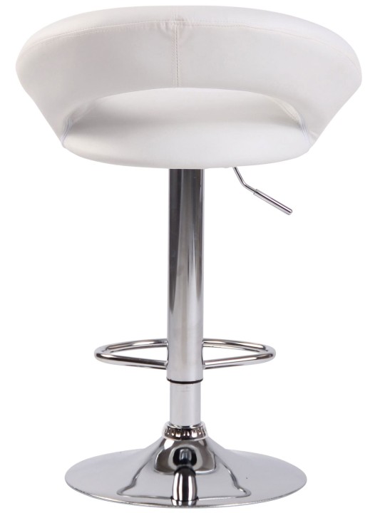 2 db bárszék szett Olinda műbőr króm, fehér