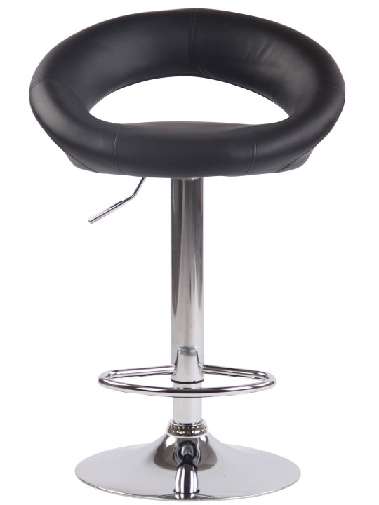 2 db bárszék szett Olinda műbőr króm, fekete