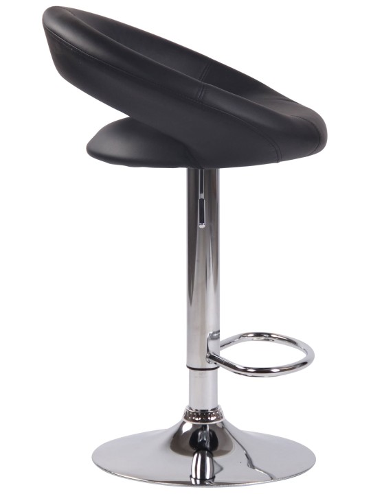 2 db bárszék szett Olinda műbőr króm, fekete