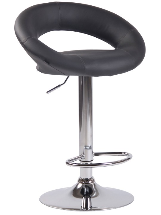 2 db bárszék szett Olinda műbőr króm, szürke