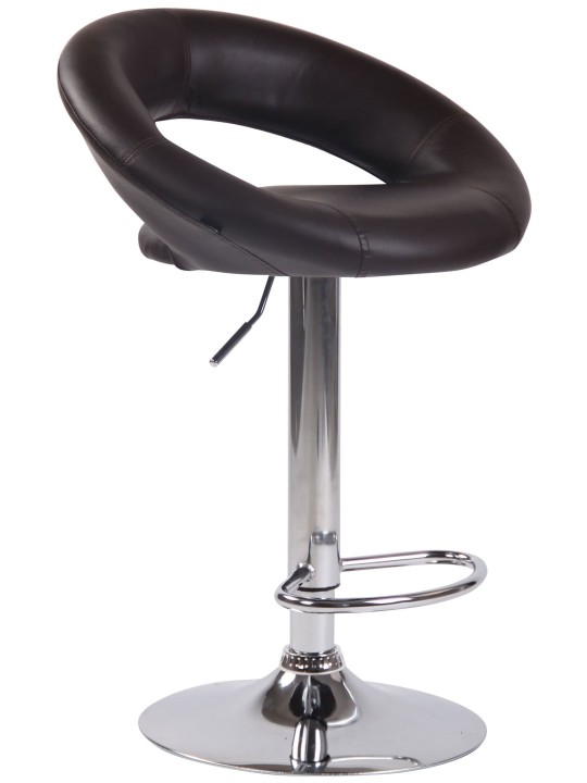 2 db bárszék szett Olinda műbőr króm, barna