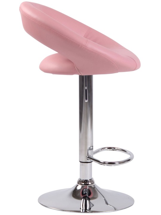 2 db bárszék szett Olinda műbőr króm, rózsaszín