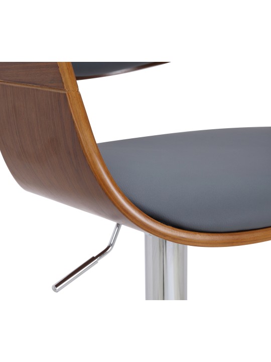 2 db Kingston C műbőr bárszék készlet, dió/szürke 2 db Kingston C műbőr bárszék készlet, dió/szürke