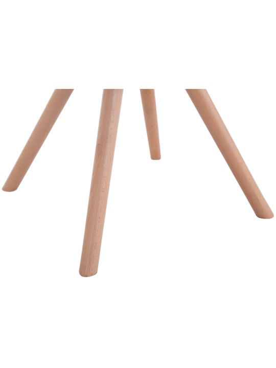 4 székből álló szett Toulouse szövet Natura kerek, barna