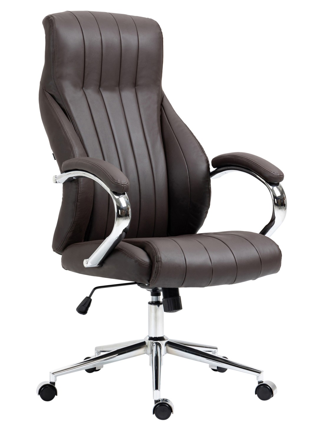 Wigan valódi bőr irodai szék, barna