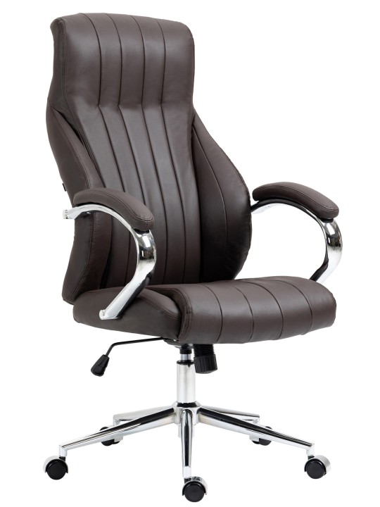 Wigan valódi bőr irodai szék, barna